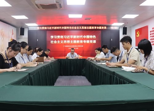 集团党支部召开准备党员转正大会暨主题教育专题党课